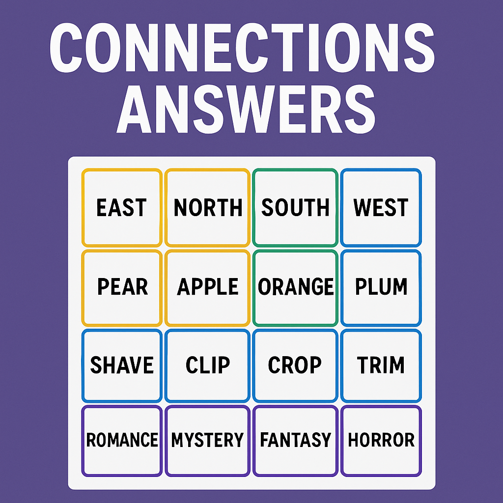 Connections Answers
