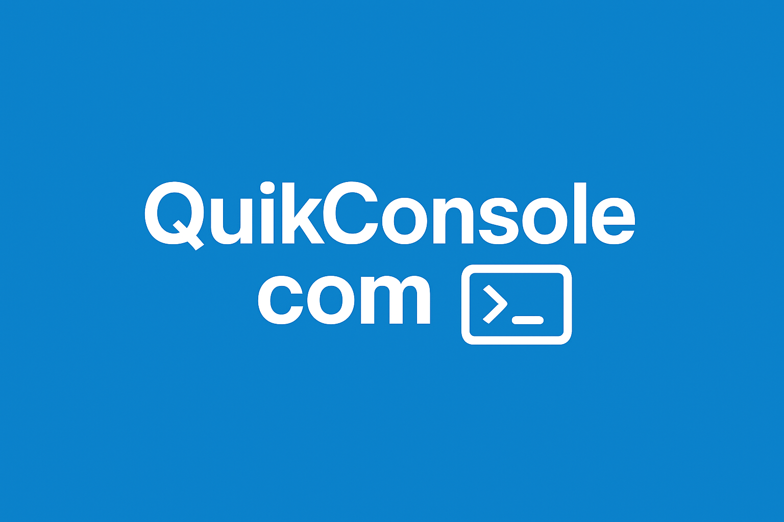 QuikConsole com